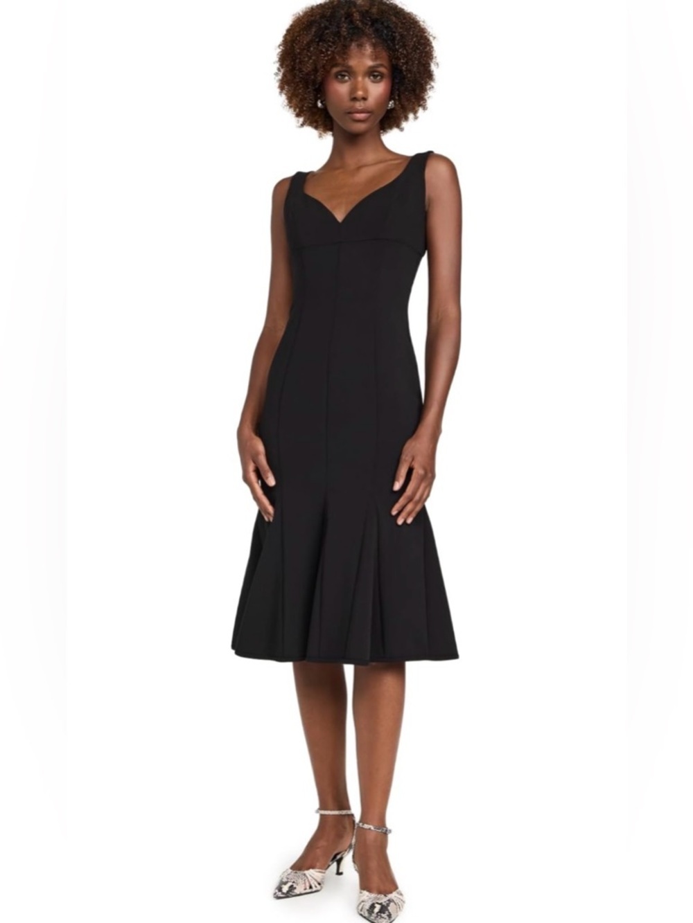 Black Halo Ashlyn
Black Size 2 Sleeveless V-Neck Midi Dress